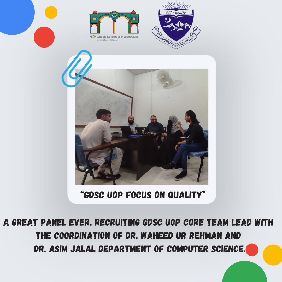 Activity: GDSC UOP: Recruiting Core Team

An embarking journey since 2019 moved through different events but this year GDSC UOP focusing on something new with the alliance of Computer Science faculty and department.